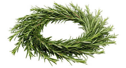 Isolated Rosemary Wreath, Decoration