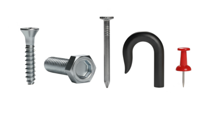 Bolts Screws Nails Pins Hardware Set