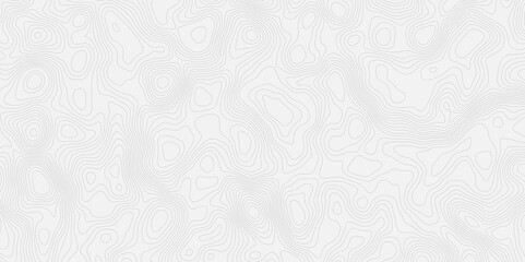 Topographic contour map style white background with thin contour lines creating a seamless pattern smooth design.