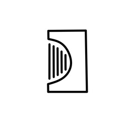 Aesthetic contemporary line art