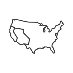 map of united states