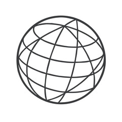 globe icon vector