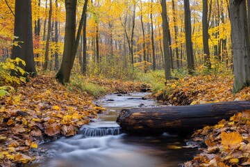Autumnal forest stream (9)
