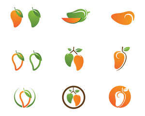 Mango vector logo Mango icon vector template