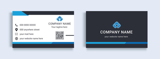 Creative and modern business card template , Clean professional business card template, visiting card, business card template. 
