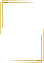 Elegant Golden Border Frame.