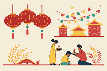 Diwali and Ramadan Festive Banner Design