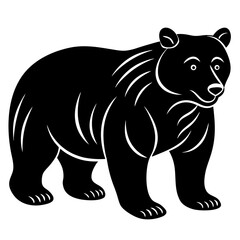 Fototapeta premium vector illustration of bear