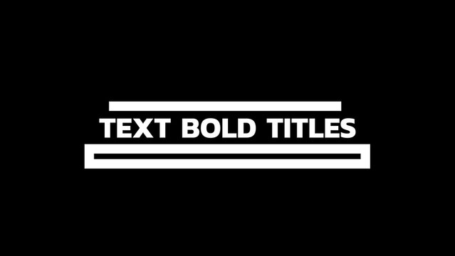 Bold Text Titles 4