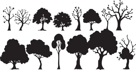 tree silhouettes