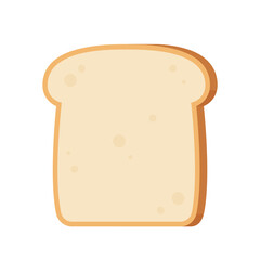 Bread toast logo icon vector illustration. Bread isolated on white background.