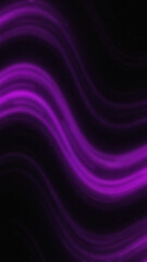 Fototapeta premium Abstract purple waves against a dark background creating a flowing and dynamic visual effect with a gradient appearance