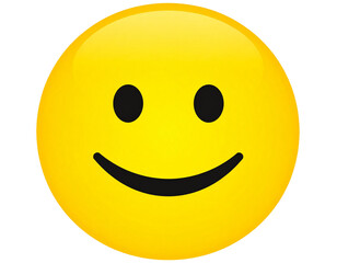 Fototapeta premium Smiling Emoji Face