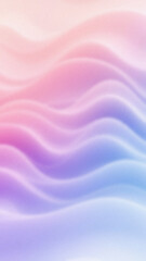 Abstract pastel waves with a soft blurred gradient effect showing shades of pink purple and blue