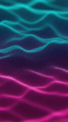 Obraz premium Abstract background with wave like patterns in shades of blue purple and dark indigo displaying a sense of movement