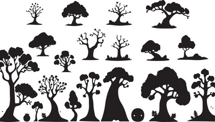 tree silhouettes