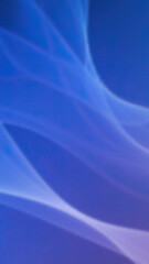 Fototapeta premium Abstract blurred flowing forms with shades of blue featuring light patterns and gentle curves Transparent background