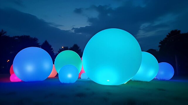 Colorful LED Bobo Balloons in Tangerang, Indonesia, on October 29, 2026