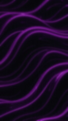 Wavy purple light streaks on a dark background create a flowing abstract design with soft gradients and subtle texture