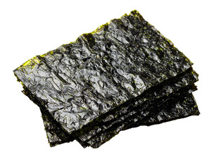 Savory seaweed sheets for healthy snacking.