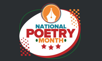 Fototapeta premium Celebrating the Art of Words: Exploring National Poetry Month
