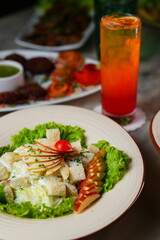 grilled chicken breast with vegetables