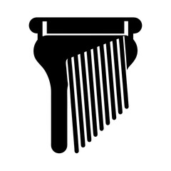 black silhouette of a washboard instrument on whit.svg