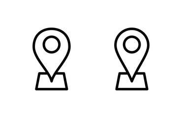 Address icon vector illustration. home location sign and symbol. pinpoint