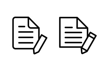 Note icon vector illustration. notepad sign and symbol