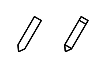 Pencil icon vector illustration. pen sign and symbol. edit icon vector