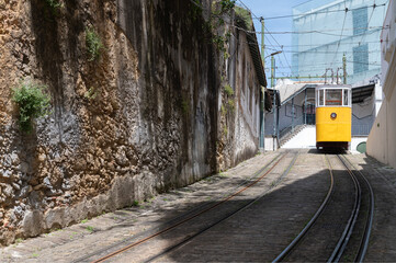 Elevador do lavra en Lisboa, portugal.