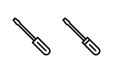 Screwdriver icon vector illustration. tools sign and symbol