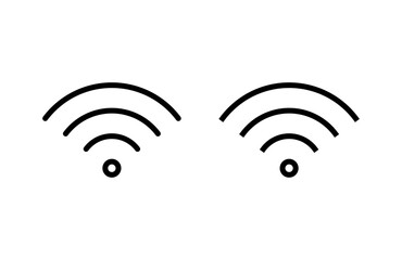 Wifi icon vector illustration. signal sign and symbol. Wireless  icon