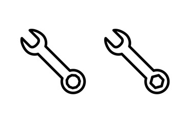 Wrench icon vector illustration. repair icon. tools sign and symbol