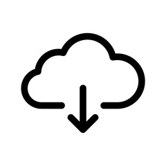 Cloud Download Svg Icon