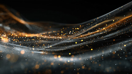 Abstract 3d sphere with interconnected lines and nodes, symbolizing a big data futuristic digital network .Digital Artificial Intelligence background with particles. 3D wireframe geometric sphere