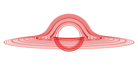 black hole line diagram
