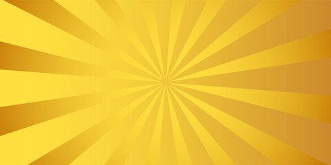 Bright Radiating Yellow Sunburst With Modern Gradient Design