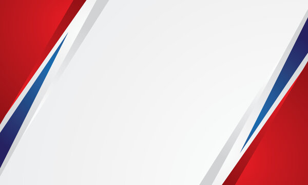 Red and blue border sports style background