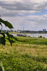 Düsseldorf, Rheinschleife bei Heerdt