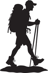 Hiking Mountain Silhouette Bundle