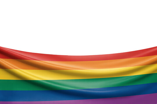 Vibrant LGBTQ Pride Flag A Symbol of Unity, Diversity, and Love, Celebrating LGBTQ Rights and the LGBTQ+ Community with its Bold Colors and Meaningful Stripes - Powered by Adobe