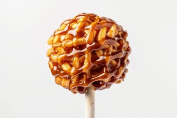 pixel perfect image of Choux de Bruxelles dans une pole en gros plan sur fond blanc
