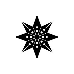 creative details North Star Icon Vector Illustration