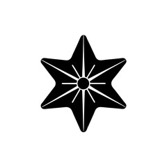 Obraz premium creative details North Star Icon Vector Illustration