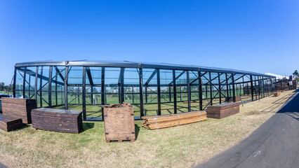 Large Mobile Tent Clear Visual Entertainment Structure