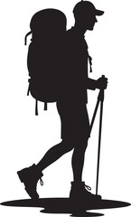 
Hiking Mountain Silhouette Bundle