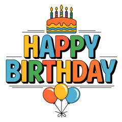 Fototapeta premium Birthday cake