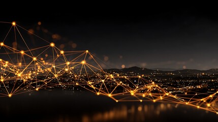 Network Over City, Connection Concept