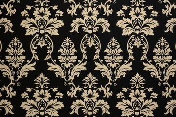 1960s vintage wallpaper black damask pattern architecture backgrounds.